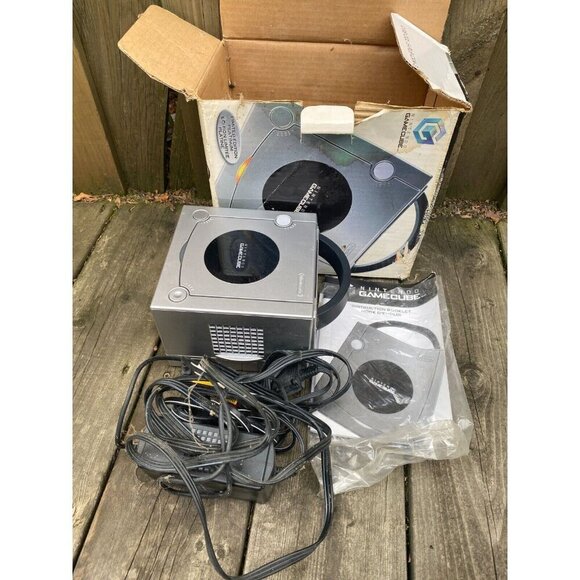 OPEN BOX MINT Nintendo Gamecube Console Platinum W/ Box and Instructions - Picture 11 of 13